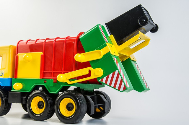 игрушечная машина мусоровоз Вадер для детей мальчиков и девочек