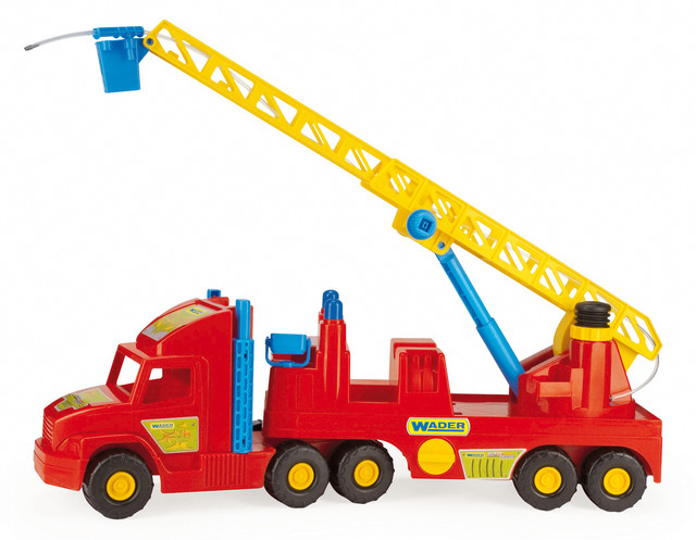 Пожарная машина, выдвижная лестница, шланг для тушения пожара, игрушка для мальчика, Супер Трак