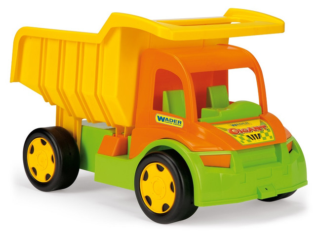 грузовик гигант, игрушка для мальчика, выдерживает вес до 150 кг