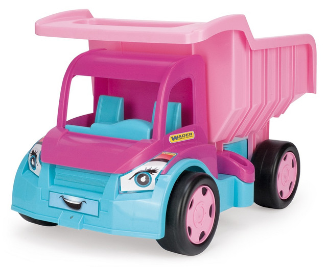 грузовик гигант, игрушка для девочки, выдерживает вес до 150 кг
